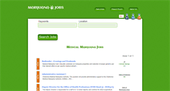 Desktop Screenshot of marijuana-jobs.com