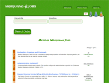 Tablet Screenshot of marijuana-jobs.com